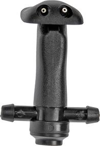 img 2 attached to Dorman Black Windshield Washer Nozzle, Single Pack - Model 47264