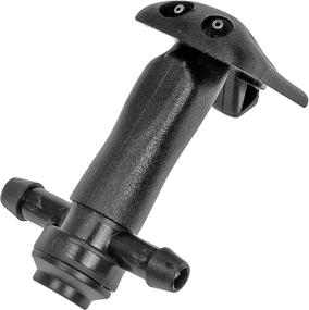 img 3 attached to Dorman Black Windshield Washer Nozzle, Single Pack - Model 47264