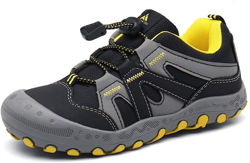 mishansha outdoor sneakers durable walking boys' shoes for outdoorロゴ