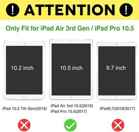 img 3 attached to ProCase Tempered Glass Screen Protector for iPad Air 3rd Gen 10.5-inch 2019 / iPad Pro 10.5-inch 2017