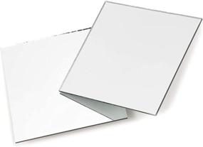 img 2 attached to 🧵 Crafts, Classroom Projects, and Home Decor: 50 Pack of 3x3 inch Square Mirror Tiles
