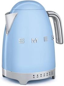 img 3 attached to Smeg Electric Kettle, Pastel Blue - Compact and Stylish Kitchen Appliance for Fast Boiling