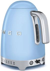 img 1 attached to Smeg Electric Kettle, Pastel Blue - Compact and Stylish Kitchen Appliance for Fast Boiling