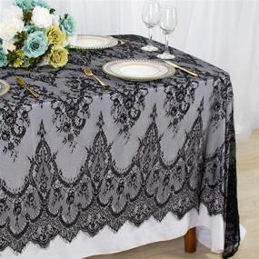 img 2 attached to ShinyBeauty Lace Tablecloth Overlay Embroidered