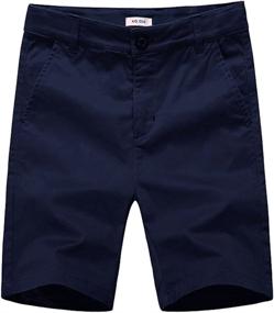 img 4 attached to 👖 Shop BASADINA Boys Shorts: Stylish School Uniforms for Boys' Clothing