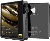 🎶 hidizs ap80 pro mp3 player: high resolution lossless music player with bluetooth, ldac/aptx/flac/hi-res audio, fm radio, full touch screen (black) logo