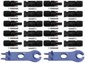 img 3 attached to 🔌 Соединители солнечной панели NUZAMAS: 10 комплектов мужских и женских соединителей для кабеля солнечной панели PV