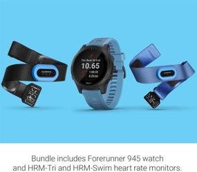 img 2 attached to 🏃 Premium Garmin Forerunner 945 Bundle - GPS Running/Triathlon Smartwatch with Music, Blue