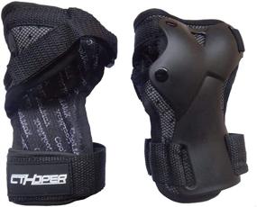 img 2 attached to CTHOPER Impact Wrist Guard for Skating, Skateboarding, Skiing, Snowboarding, Motocross 🛡️ and More - Protective Gear Wrist Brace with Enhanced Support for Multi-Sport Safety