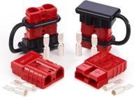 орион мотор тех 4-pack 6-12 калибровчик быстрого подключения/отключения проводного гарнитуры комплект для восстановления лебедки или прицепа, 12v-36v постоянного тока, 50a логотип