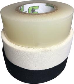 img 3 attached to Premium North American Hockey Tape Combo: Black, White, and Clear - High-quality Gear for Hockey Enthusiasts