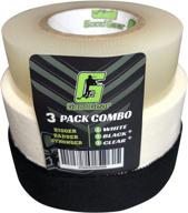 premium north american hockey tape combo: black, white, and clear - high-quality gear for hockey enthusiasts logo