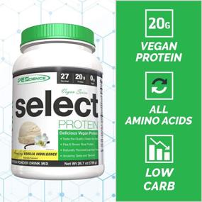 img 3 attached to 🌱 PEScience Select Vegan Vanilla Protein Powder, 27 Servings, Pea and Brown Rice Blend - Plant Based