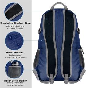img 1 attached to WATERFLY Packable Backpack Lightweight Resistant