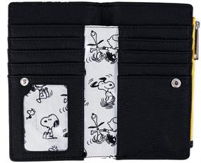 img 1 attached to Loungefly Peanuts Snoopy and Woodstock Wallet with All Over Print