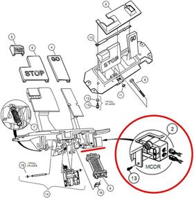 img 3 attached to 🚗 Club Car DS & Carryall Golf Cart MCOR1 Throttle Potentiometer - 2001-2011 Model - OEM# 1021011-01 Accelerator Replacement