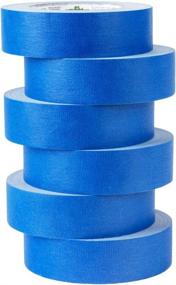 img 2 attached to FROGTAPE 242750 Pro Painter's Tape with PAINTBLOCK: 1.41-Inch x 60-Yards, Blue - 6 Rolls | High-Quality Multi-Pack Tape for Professional Painters