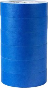 img 3 attached to FROGTAPE 242750 Pro Painter's Tape with PAINTBLOCK: 1.41-Inch x 60-Yards, Blue - 6 Rolls | High-Quality Multi-Pack Tape for Professional Painters