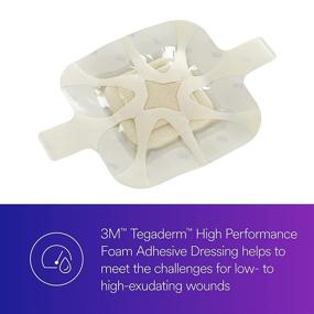 img 2 attached to 💊 3M Tegaderm Foam Adhesive Dressing 90610: Efficient Healing with 10 Dressings/CTN - Buy 4 CTN/CS Now