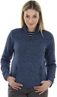 👚 soft and stylish: charles river apparel women's heathered fleece pullover for ultimate comfort and elegance логотип