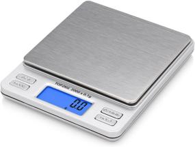 img 4 attached to 📏 Smart Weigh Digital Pro Pocket Scale with Backlit LCD Display: Jewelry, Coffee, and Food Scale with Tare, Hold, and Counting Functions (2000 x 0.1g)