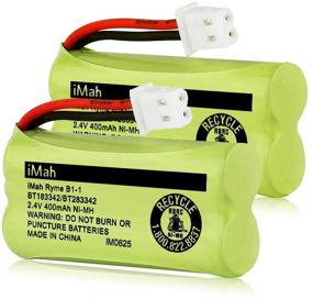 img 4 attached to iMah BT183342/BT283342 2.4V 400mAh Ni-MH Battery Pack - Long-lasting & reliable power source