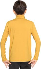 img 2 attached to 🧥 Mustard Boys' Sweater with Stretch Comfort Sleeve - Turtleneck Style