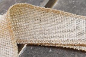 img 3 attached to 🎀 Drency Ribbons' 2 Inch Burlap Ribbon: 50 Yard Jute Spool for Versatile Crafting