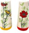 pepper shakers floral kitchen functional logo