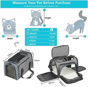 img 3 attached to Airline Approved Dog Cat Carrier
