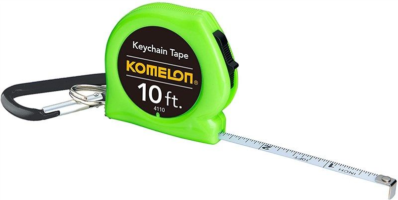 komelon 4110cs keychain measure acrylic 로고