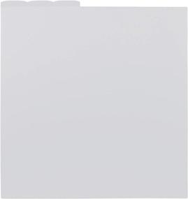 img 3 attached to Clear Tabbed Dividers with Labels, 3-Pack, 12.25 x 12.88 Inches - Storage Studios CH92601