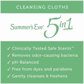 img 2 attached to 🌿 3-Pack of Summers Eve Cleansing Cloths Aloe Love - 32 Counts