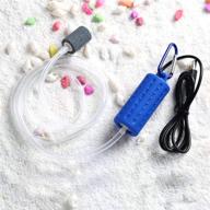 🐠 adeeing portable mini usb aquarium fish tank oxygen air pump - silent, energy-saving supplies with added accessories logo