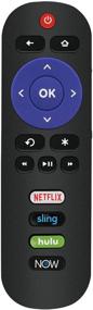 img 2 attached to 📺 Enhanced RC280 IR Remote Control for TCL ROKU TV Smart HDTV with Netflix, Sling, Hulu Now Key - Compatible with 55S423, 50S425, 28S3750, 40FS3800, 48FS3700, 50UP120, 55FS3700, 55US5800, 65US5800, 32S3800, 43FP110, 49S405 (RC280-NSHN)