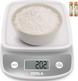 img 4 attached to 🍽️ ZERLA Digital Kitchen Scale - Accurate Multifunction Food Scale, 0.04oz to 11lbs Range, White