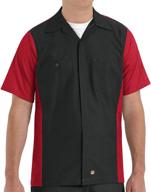 red kap ripstop, угольно-серый, размер x large, мужская одежда, футболки и топы логотип