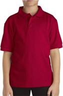 dickies short sleeve pique medium boys' clothing: trendy tops, tees & shirts logo