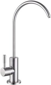 img 4 attached to 💧 Lead-Free Stainless Steel Brushed Nickel Kitchen Bar Sink Drinking Water Filter Faucet – Modern and High-Performance Filtered Water Tap