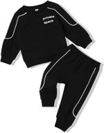 toddler winter clothes 2 piece sleeve boys' clothing logo