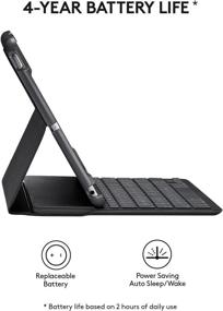 img 2 attached to 💻 Logitech iPad Slim Folio Generation: Ultimate Computer Accessories & Peripherals