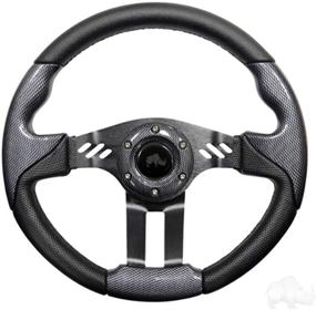 img 1 attached to 🏌️ Golf Cart Steering Wheel - RHOX Aviator 5