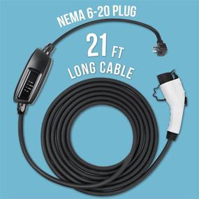 img 3 attached to ⚡ Электрическая зарядка Lectron 16A уровня 2 с удлинительным кабелем длиной 21 фут, J1772 и NEMA 6-20 разъемами, 240V