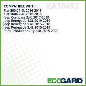 img 2 attached to 🔍 ECOGARD XA10492 Премиум воздушный фильтр двигателя для Jeep Compass 2.4L 2017-2021, Renegade 2.4L 2015-2021 и Renegade 1.4L 2015-2018