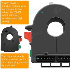 img 1 attached to Левый выключатель запуска двигателя с ПММ ВЫКЛ фары HI LO для Polaris Predator 500 Outlaw 450/500/525 - улучшенная производительность и плавное управление