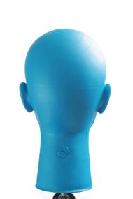 img 1 attached to Dear Model Blue Cosmetology Mannequin Head: Perfect for Wig Making, Display & Styling!