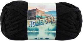 img 1 attached to 🦁 Примиум пряжа Lion Brand Hometown USA в цвете Черный (Южная Дакота): непревзойденное качество для ваших творений