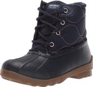sperry top sider port boot navy boys' shoes ~ boots logo