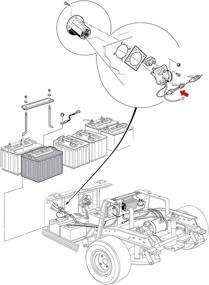 img 1 attached to 🔌 Panglong Club Car DS Receptacle for 48v DC or Powerdrive Charger Fuse, Compatible with Golf Cart Models 1018949-01, 101802101, 1017968-01