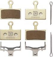 🚲 dymoece 2 pairs bike disc brake pads - shimano deore xt xtr slx compatible (resin, semi-metallic, sintered metal) scp-slx logo